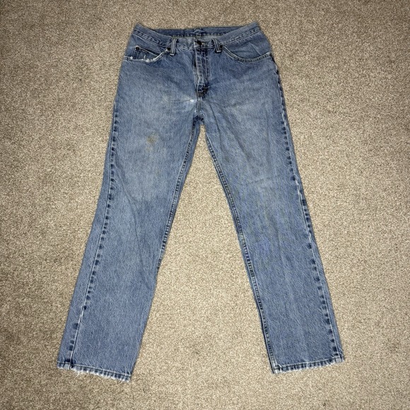 Lee Other - Vintage Lee Jeans Men's 31x30 (Tag 33x30) Denim Straight Leg Distressed